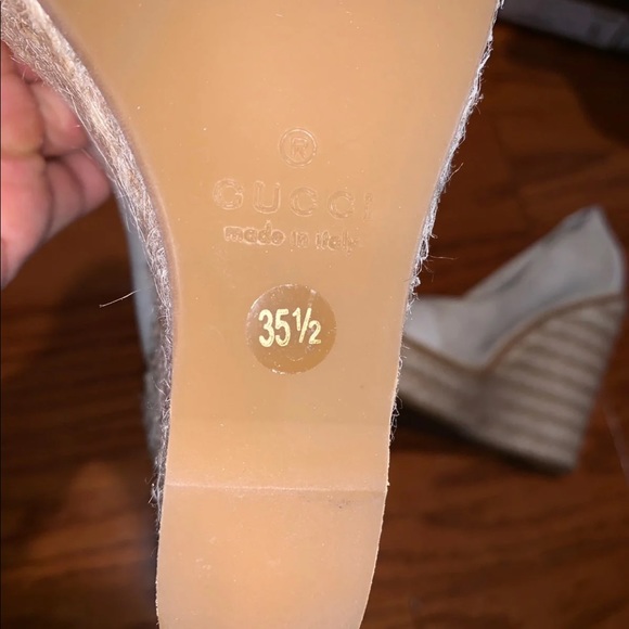 Gucci 35.5 wedges - Picture 5 of 6